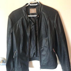 Orsay Faux Leather Jacket Black